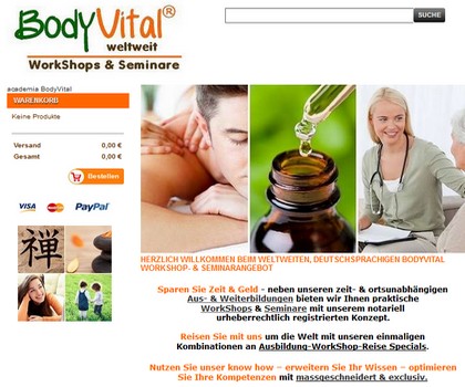 BodyVital WorkShops & Seminare